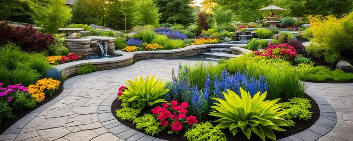 Personal Oasis: Stamped Concrete Gardens