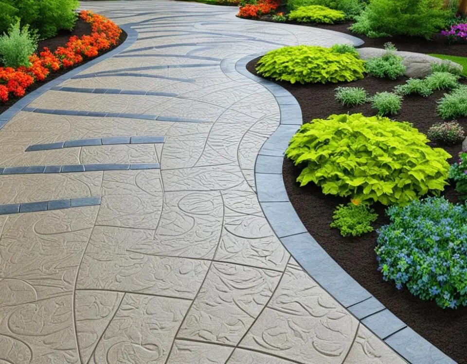 Stamped Concrete Walkways