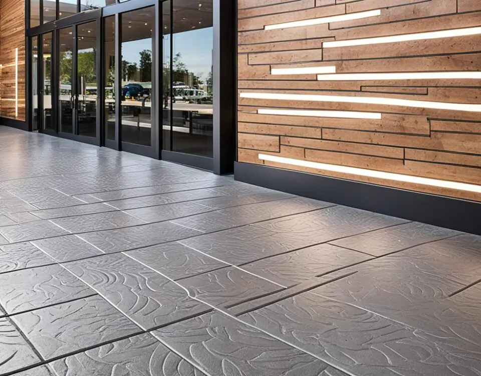 Stamped Concrete for Commercial Spaces