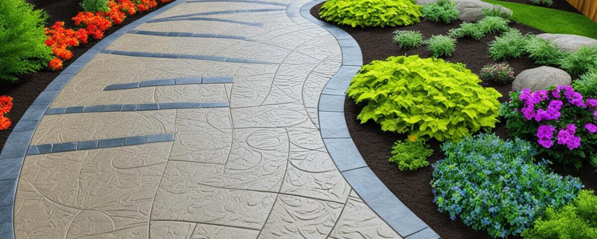 Stamped Concrete Walkways