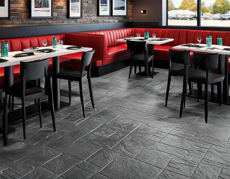 Stamped Concrete Restaurant Floors
